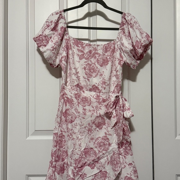 TRIXXI Pink & White Floral Dress - Picture 2 of 4